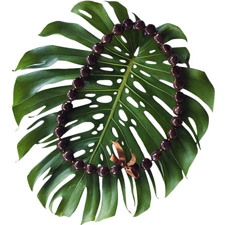 Kukui Nut Lei Brown