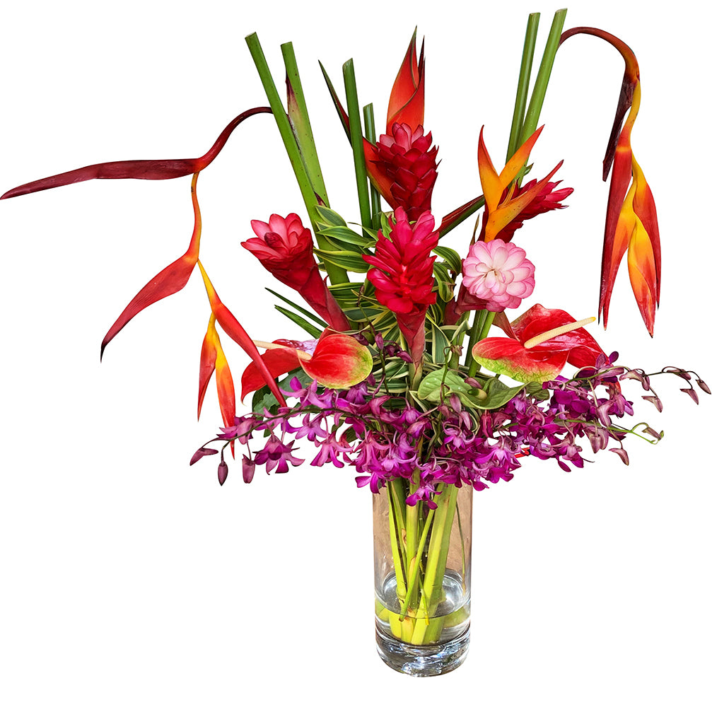 hawaiian tropical flower bouquet