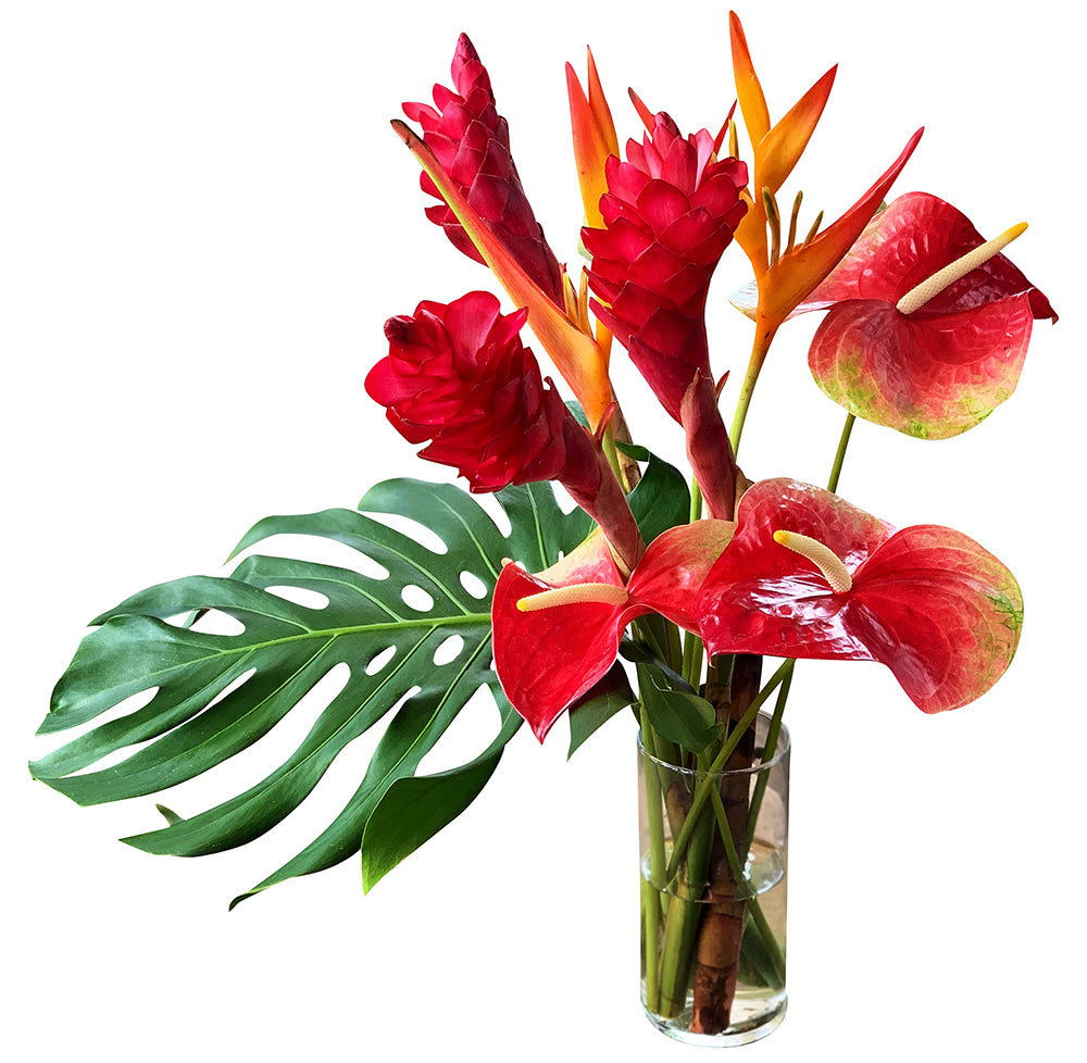 hawaiian tropical flower bouquet