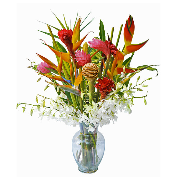 hawaiian tropical flower bouquet