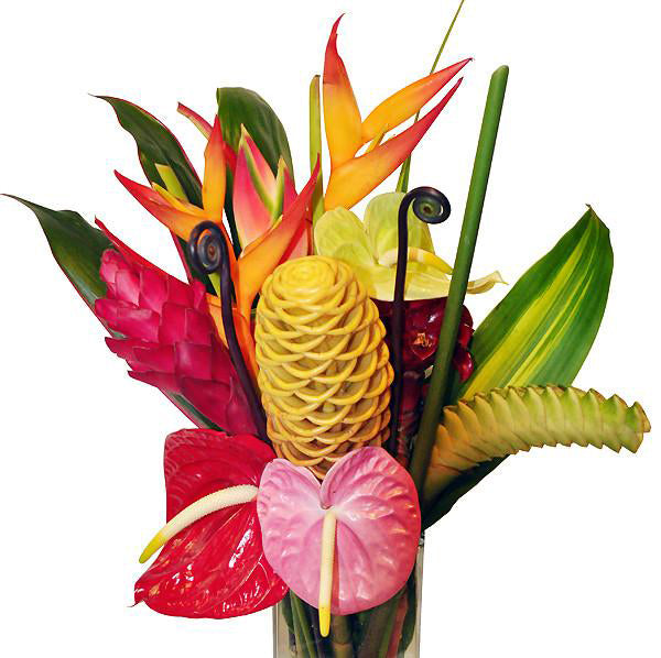 hawaiian tropical flower bouquet