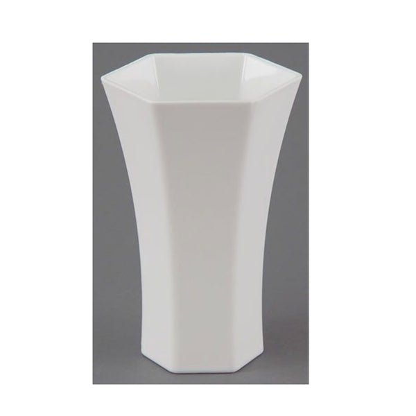 White Flower Vase Small ( Suitable for 12 Stem Bouquets)